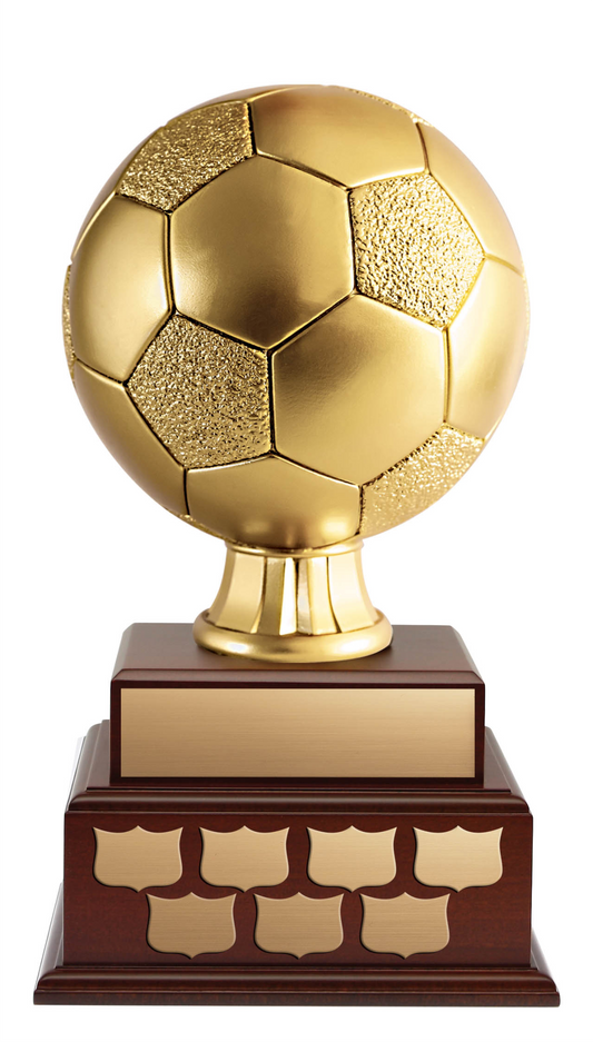 Soccer 15’’ 2-Tier Annual trophy
