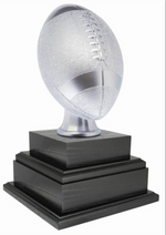Football 15’’ 2-Tier Annual trophy on wood base
