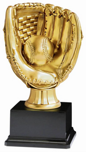 Baseball 13.5’’ Annual trophy on Black Base