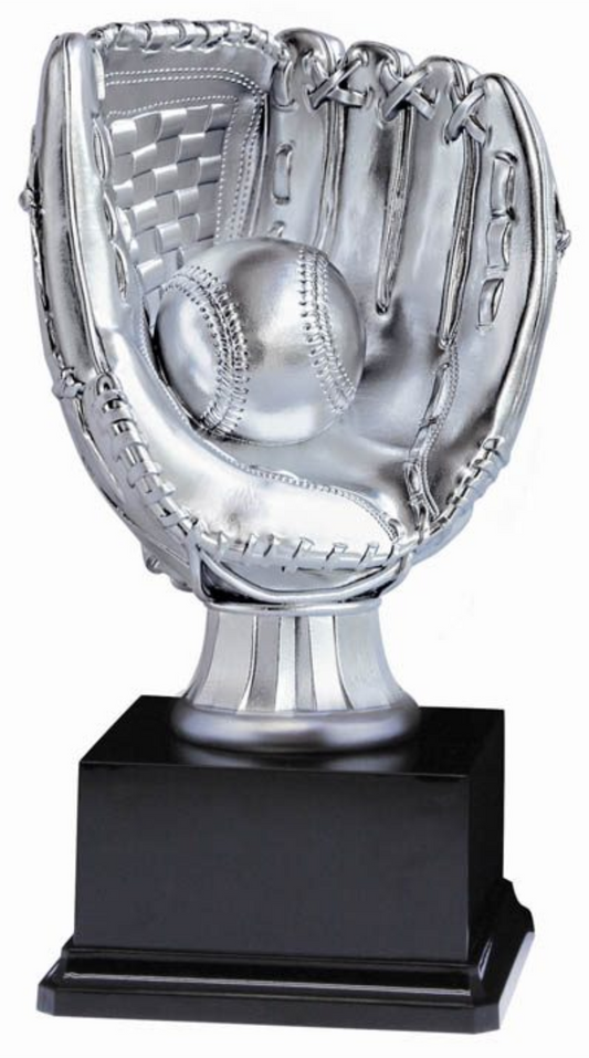 Baseball 13.5’’ Annual trophy on Black Base