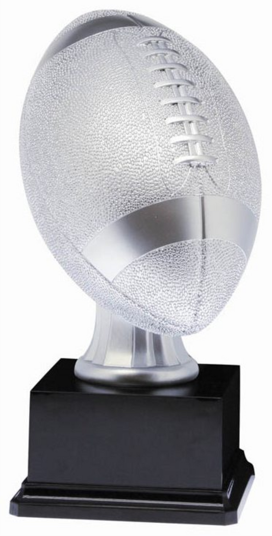 Football 14’’ Annual trophy on Black Base