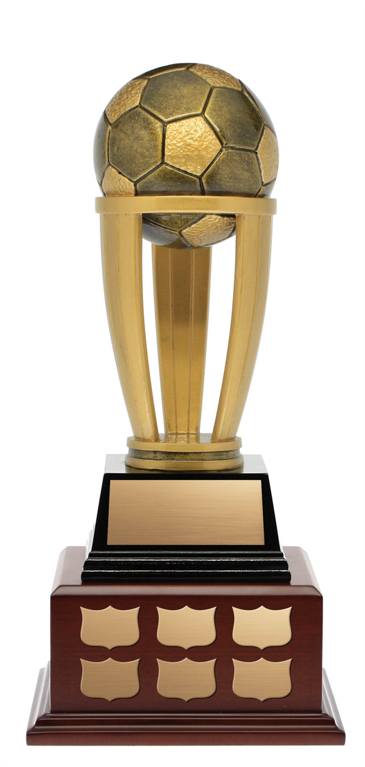 Soccer Resin Annual trophy 14’’