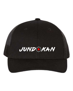 Snapback Trucker Cap -Black- Jundokan Judo Academy RC112 / 112Y