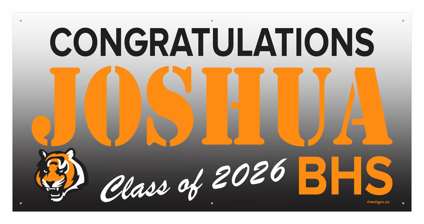 The "Joshua" Banner - 2' x 4'