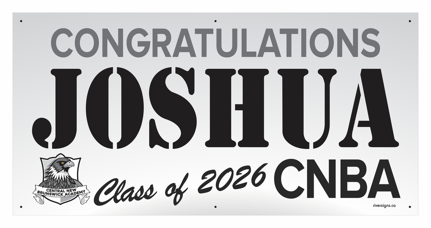 The "Joshua" Banner - 2' x 4'