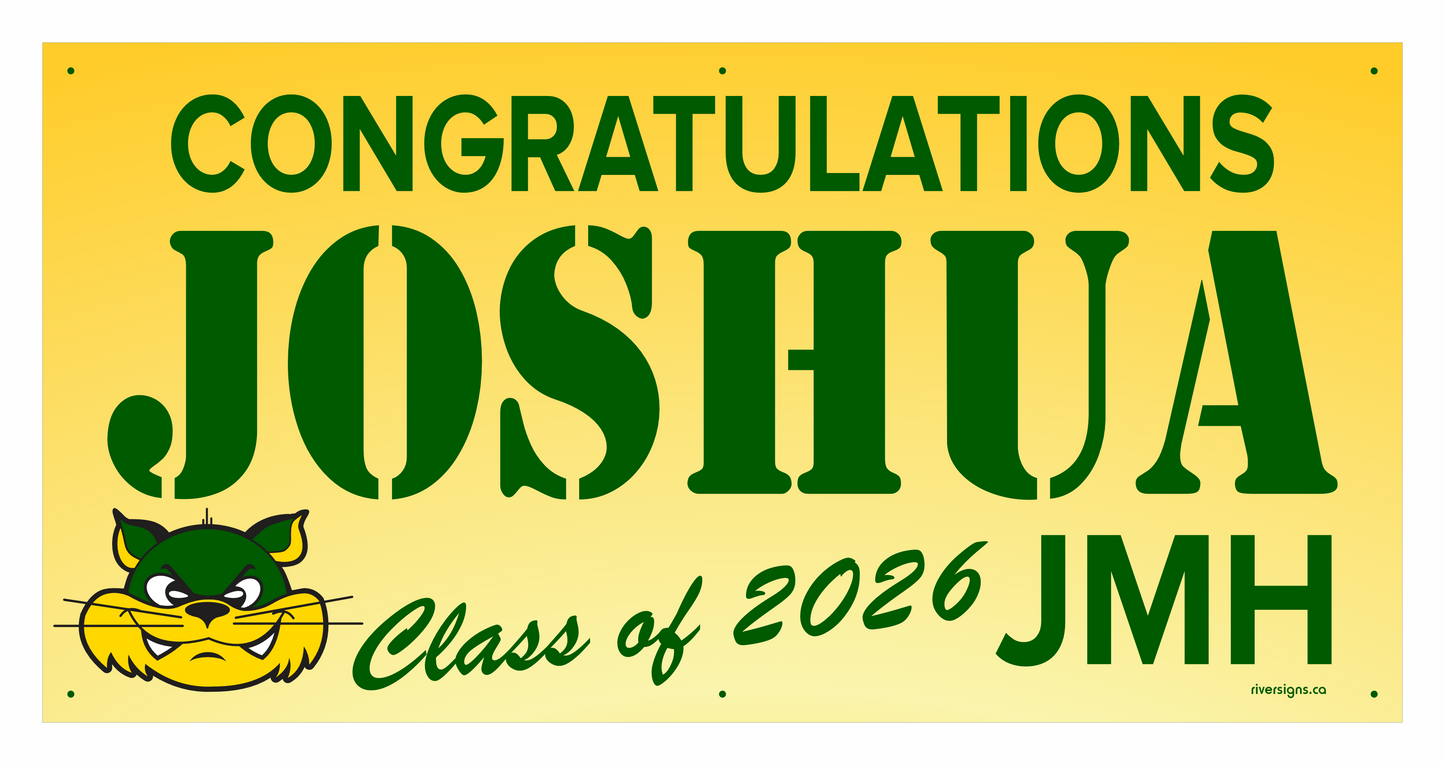 The "Joshua" Banner - 2' x 4'