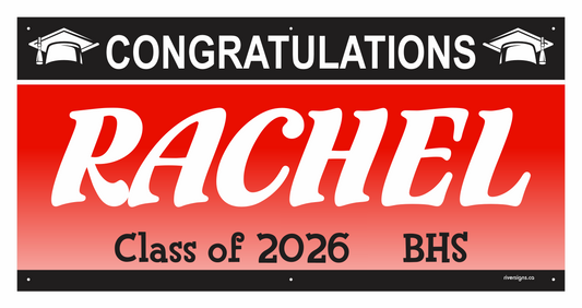 The "Rachel" Banner - 2' x 4'