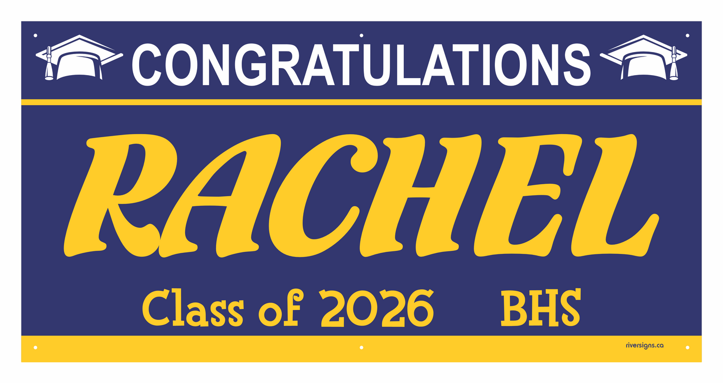 The "Rachel" Banner - 2' x 4'