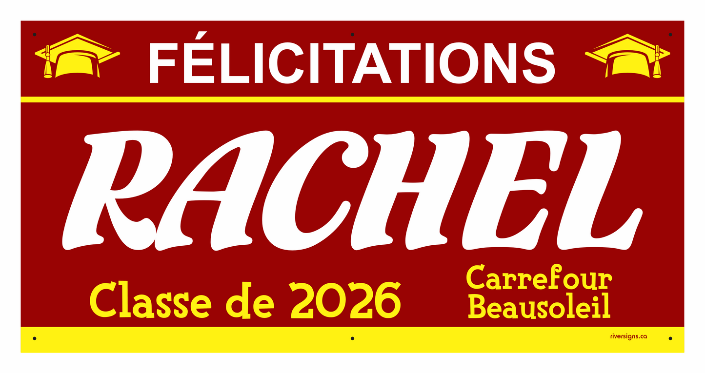 The "Rachel" Banner - 2' x 4'