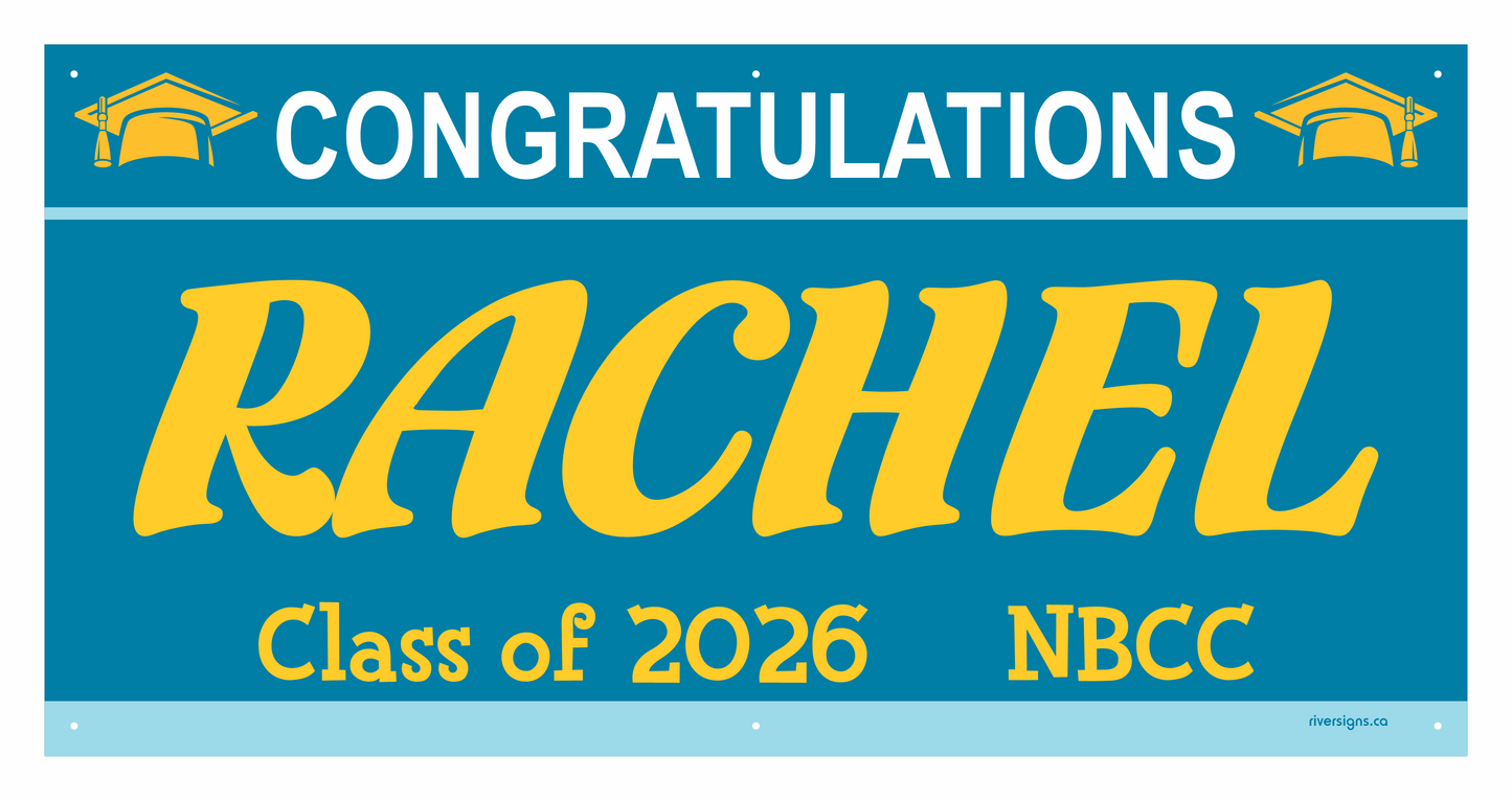 The "Rachel" Banner - 2' x 4'