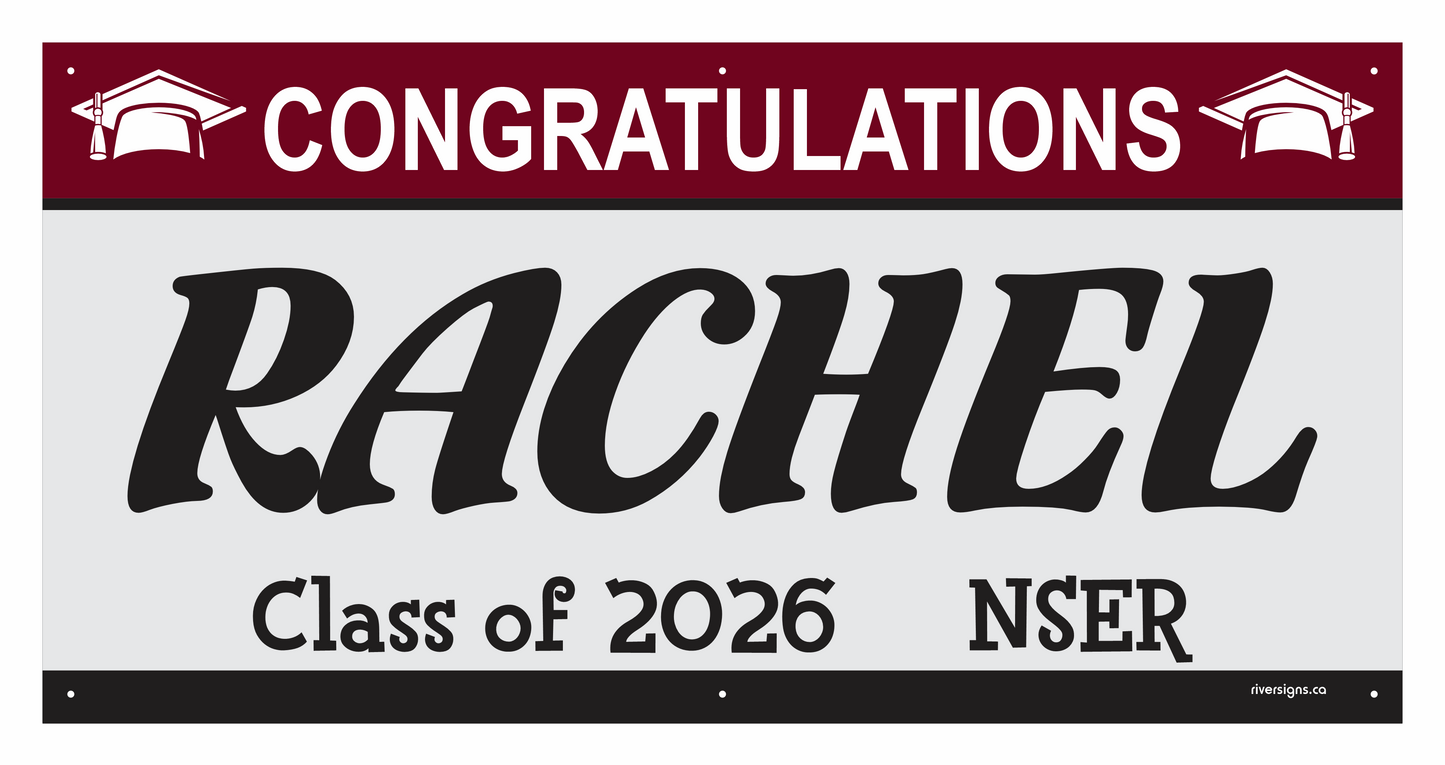 The "Rachel" Banner - 2' x 4'
