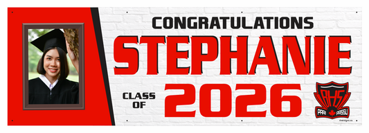The "Stephanie" Banner - 2' x 6'