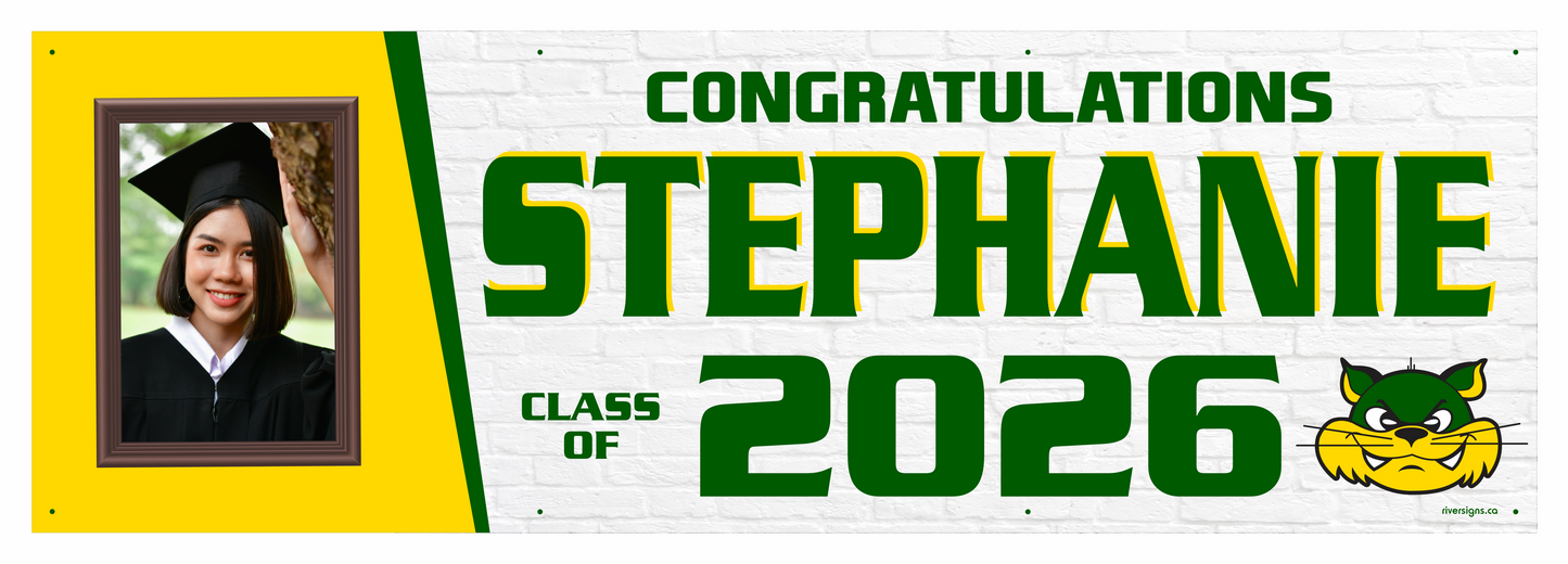 The "Stephanie" Banner - 2' x 6'