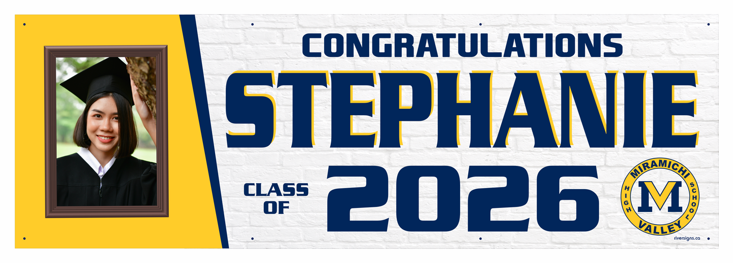 The "Stephanie" Banner - 2' x 6'