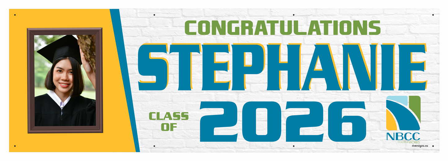 The "Stephanie" Banner - 2' x 6'