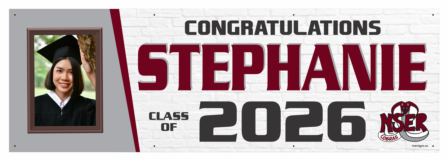 The "Stephanie" Banner - 2' x 6'