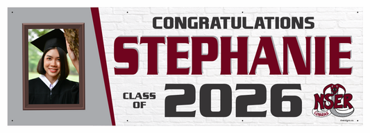 The "Stephanie" Banner - 2' x 6'