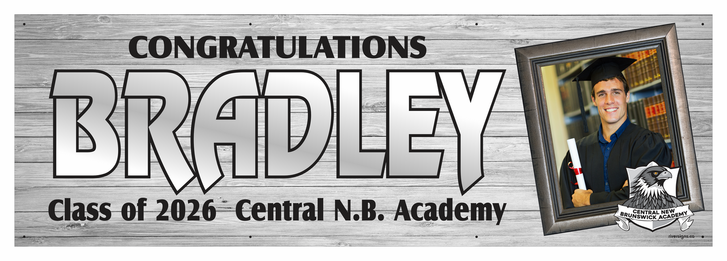 The "Bradley" Banner - 2' x 6'