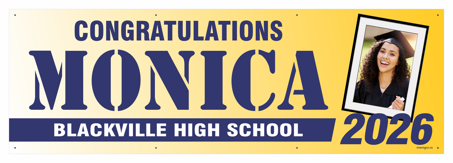 The "Monica" Banner - 2' x 6'