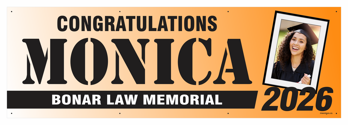 The "Monica" Banner - 2' x 6'