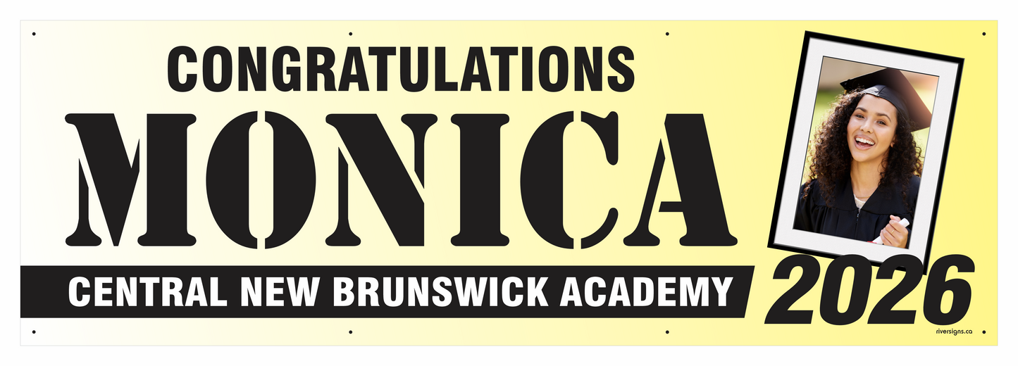 The "Monica" Banner - 2' x 6'