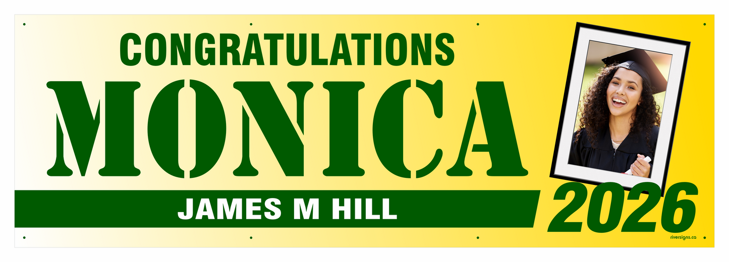 The "Monica" Banner - 2' x 6'