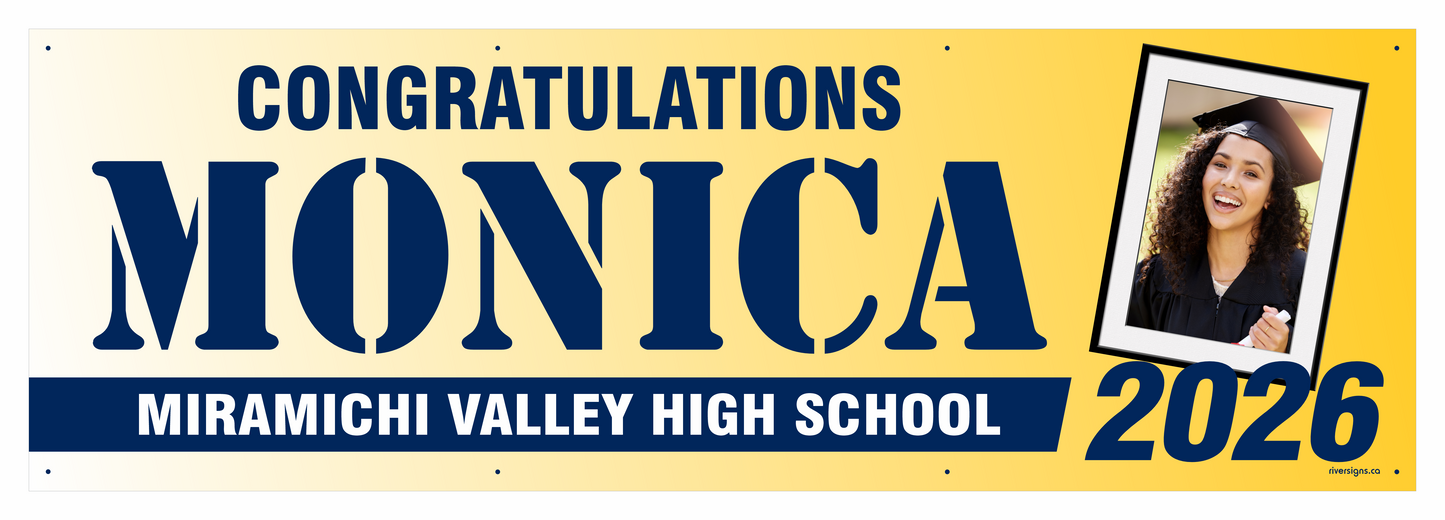 The "Monica" Banner - 2' x 6'