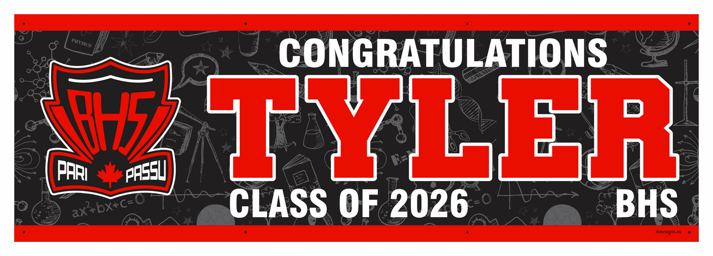The "Tyler" Banner - 2' x 6'