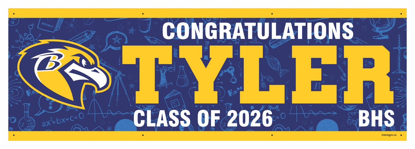 The "Tyler" Banner - 2' x 6'