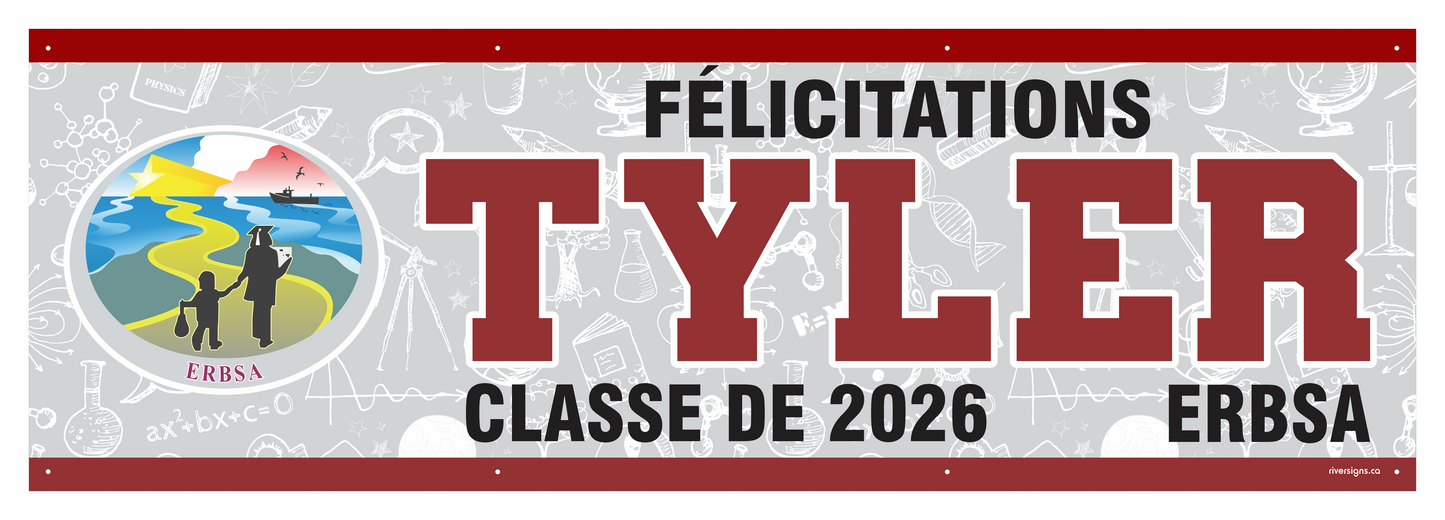 The "Tyler" Banner - 2' x 6'
