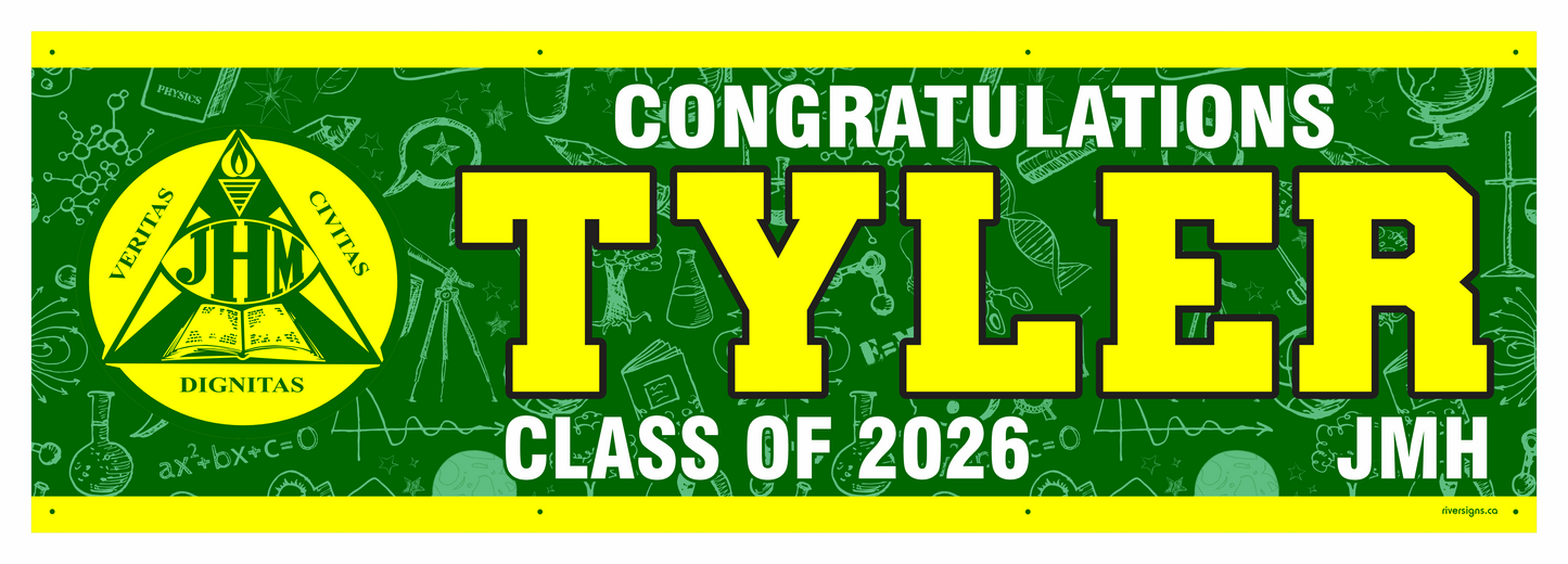 The "Tyler" Banner - 2' x 6'