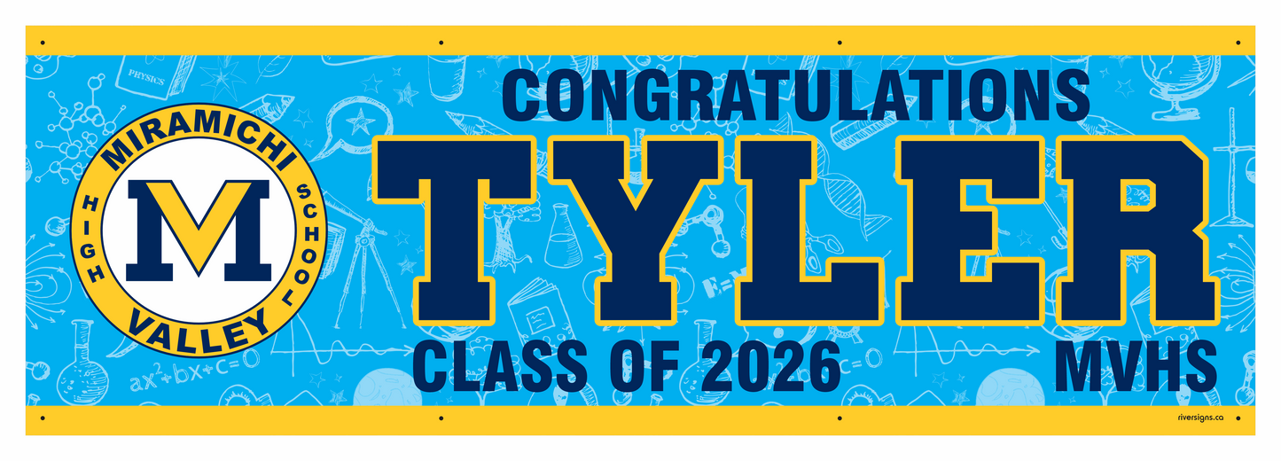 The "Tyler" Banner - 2' x 6'