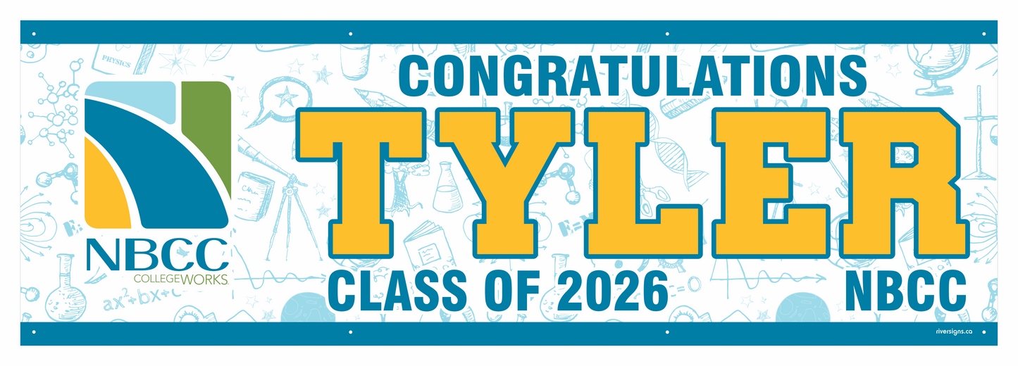 The "Tyler" Banner - 2' x 6'