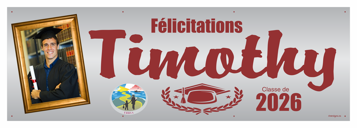 The "Timothy" Banner - 2' x 6'