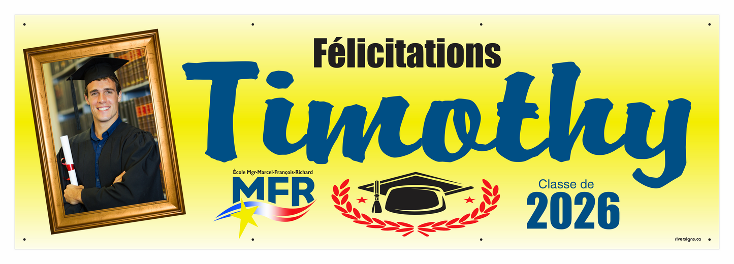 The "Timothy" Banner - 2' x 6'