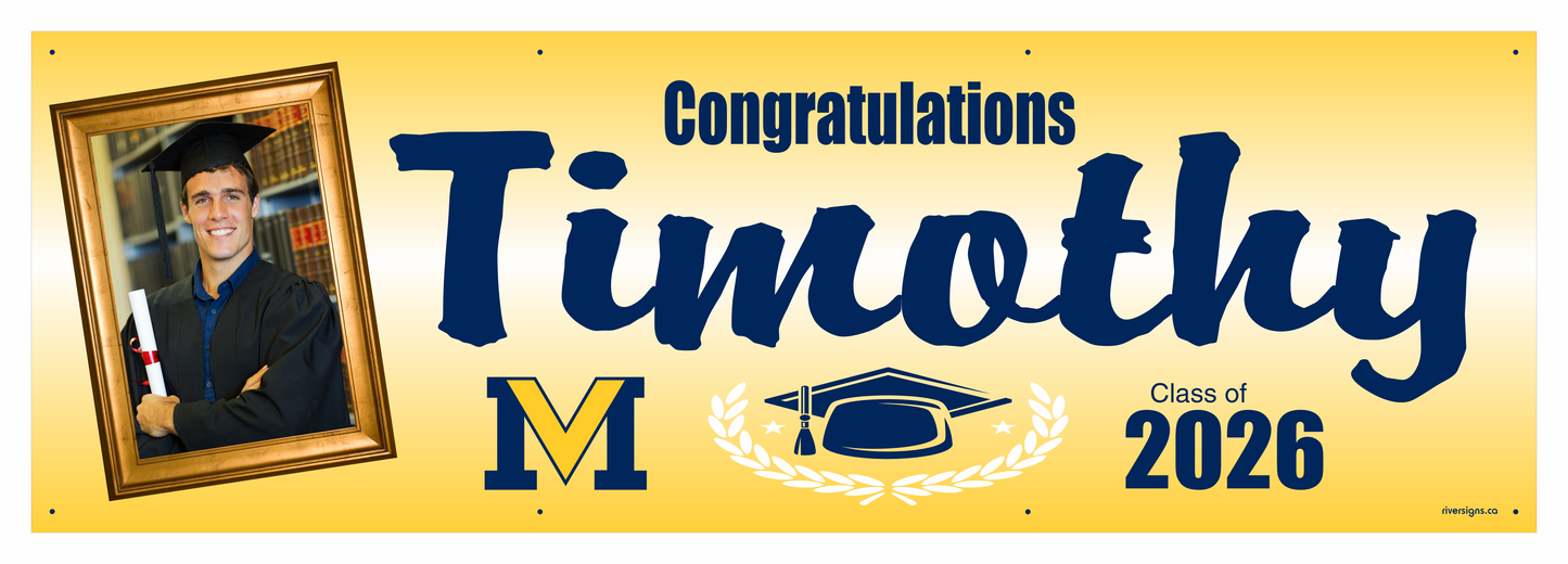 The "Timothy" Banner - 2' x 6'