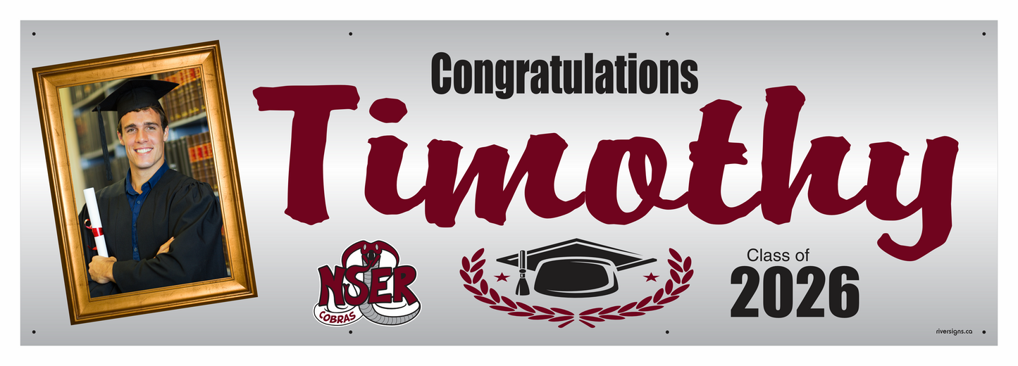 The "Timothy" Banner - 2' x 6'