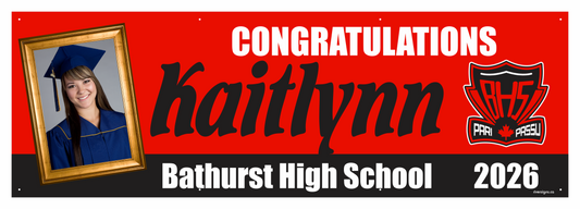 The "Kaitlynn" Banner - 2' x 6'