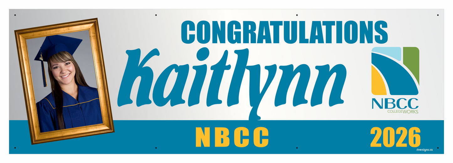The "Kaitlynn" Banner - 2' x 6'