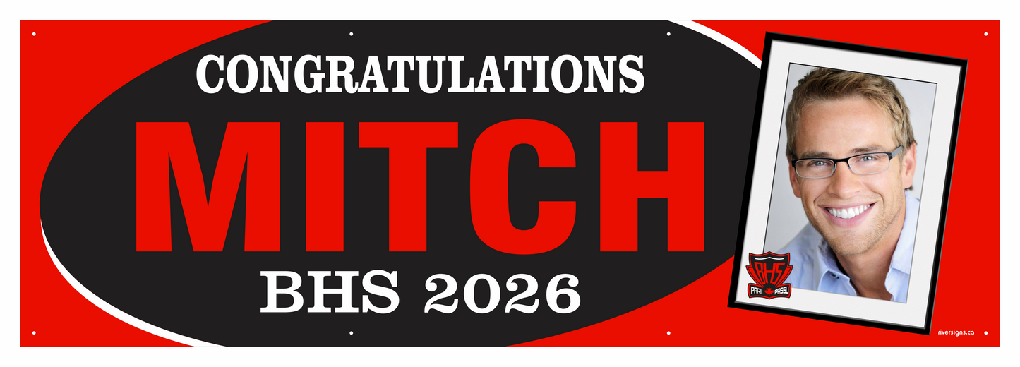 The "Mitch" Banner - 2' x 6'