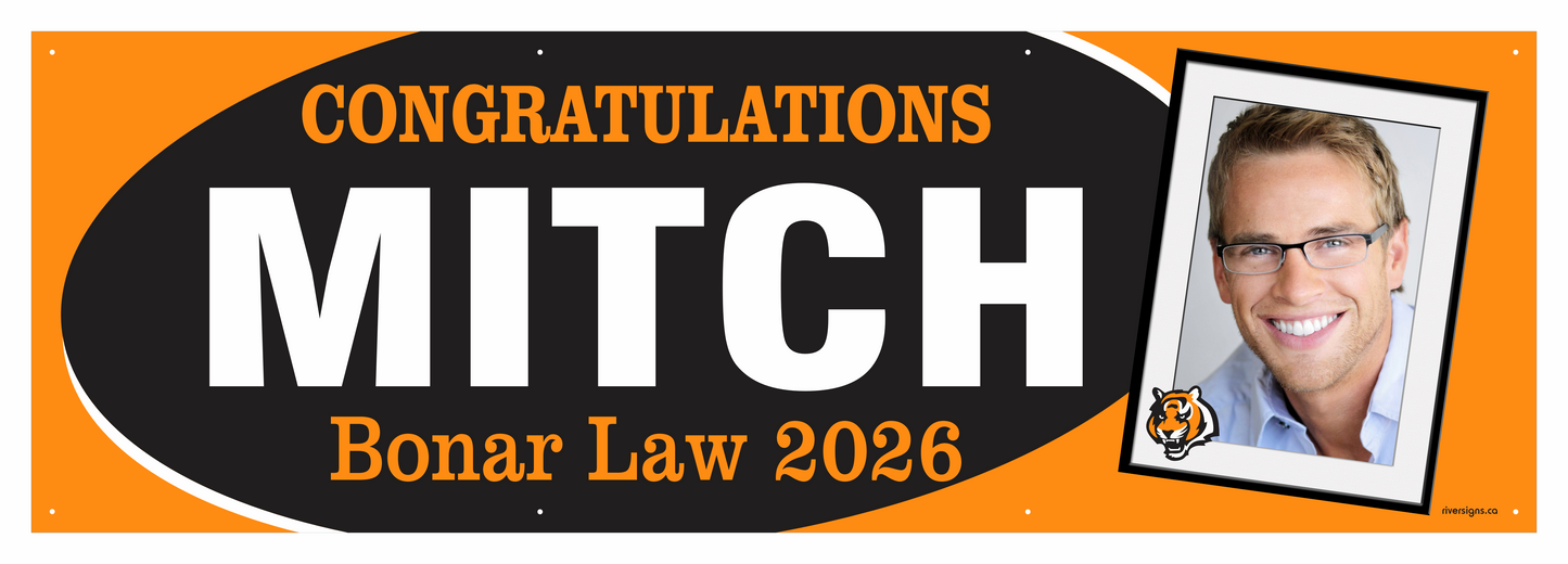 The "Mitch" Banner - 2' x 6'