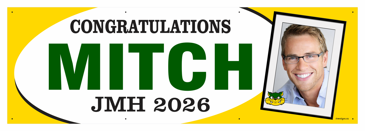The "Mitch" Banner - 2' x 6'