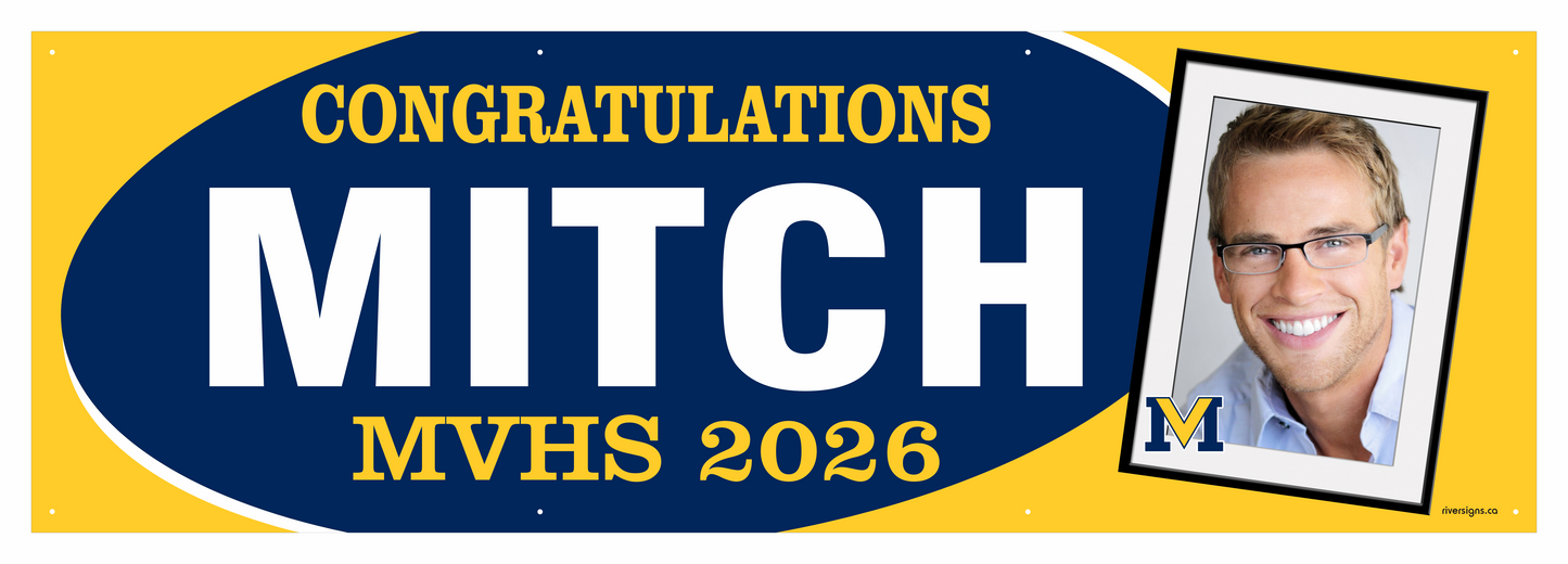 The "Mitch" Banner - 2' x 6'