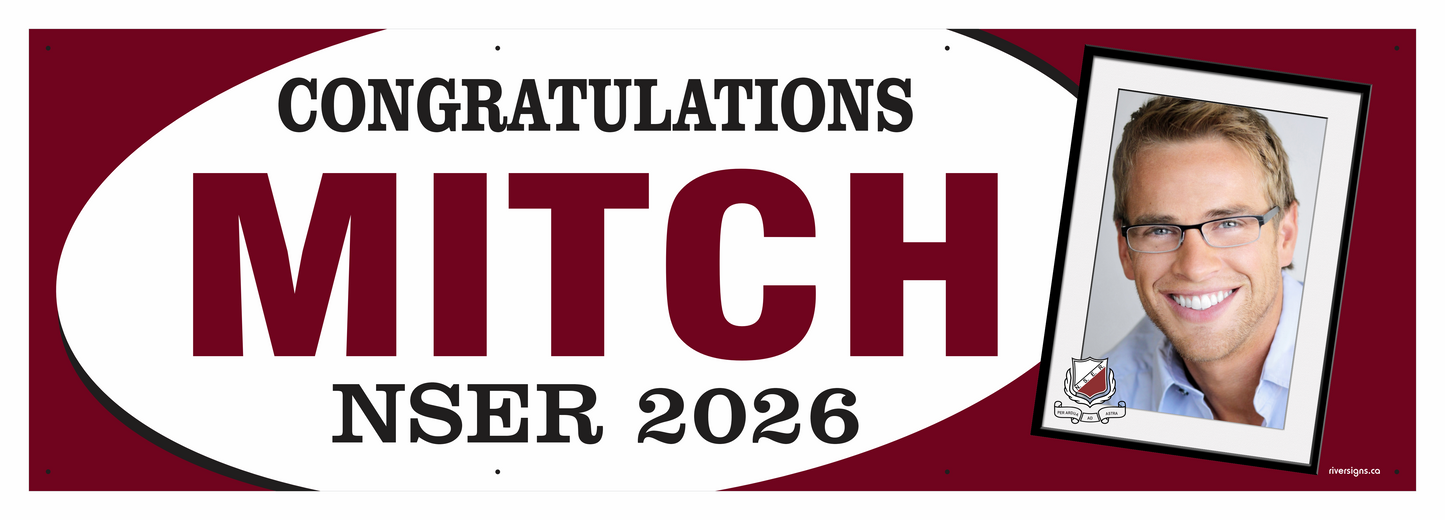 The "Mitch" Banner - 2' x 6'