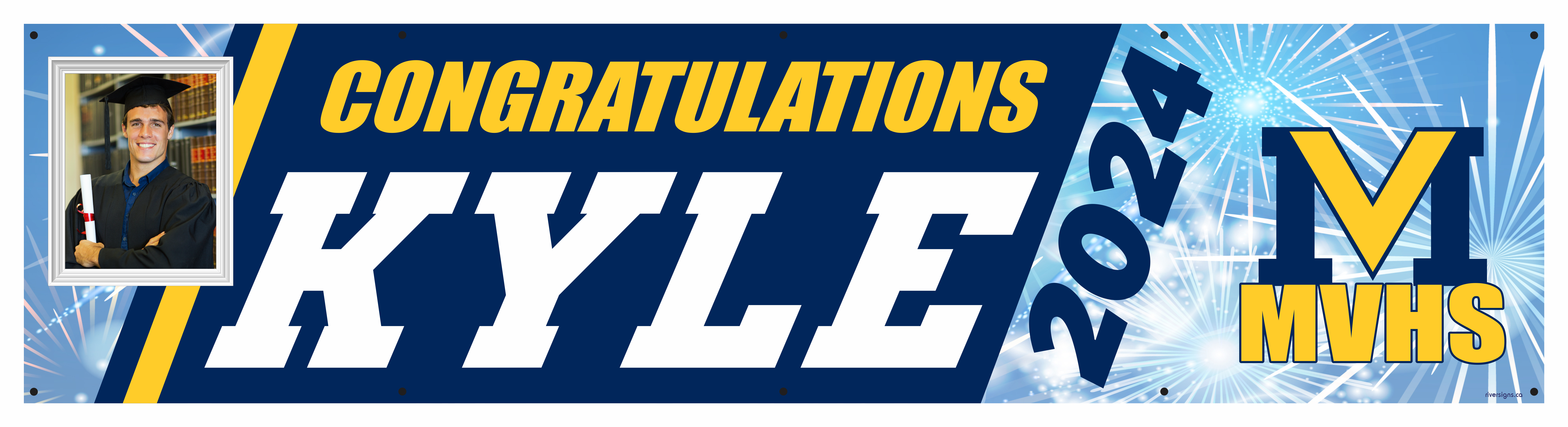 The "Kyle" Banner - 2' x 8'