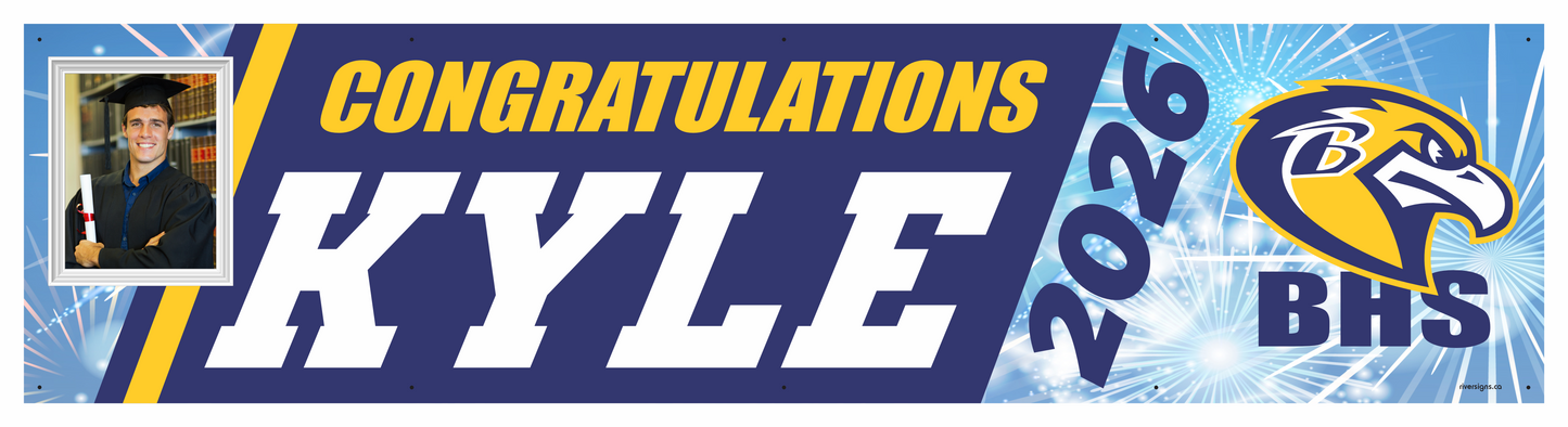 The "Kyle" Banner - 2' x 8'