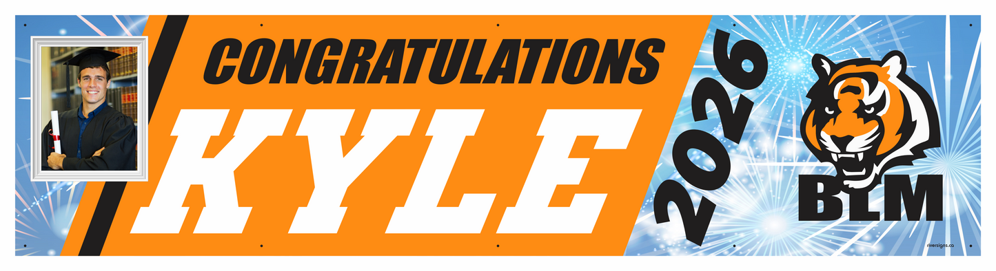 The "Kyle" Banner - 2' x 8'