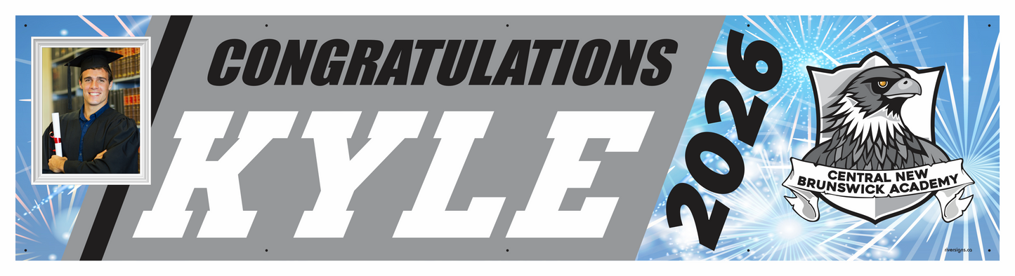 The "Kyle" Banner - 2' x 8'