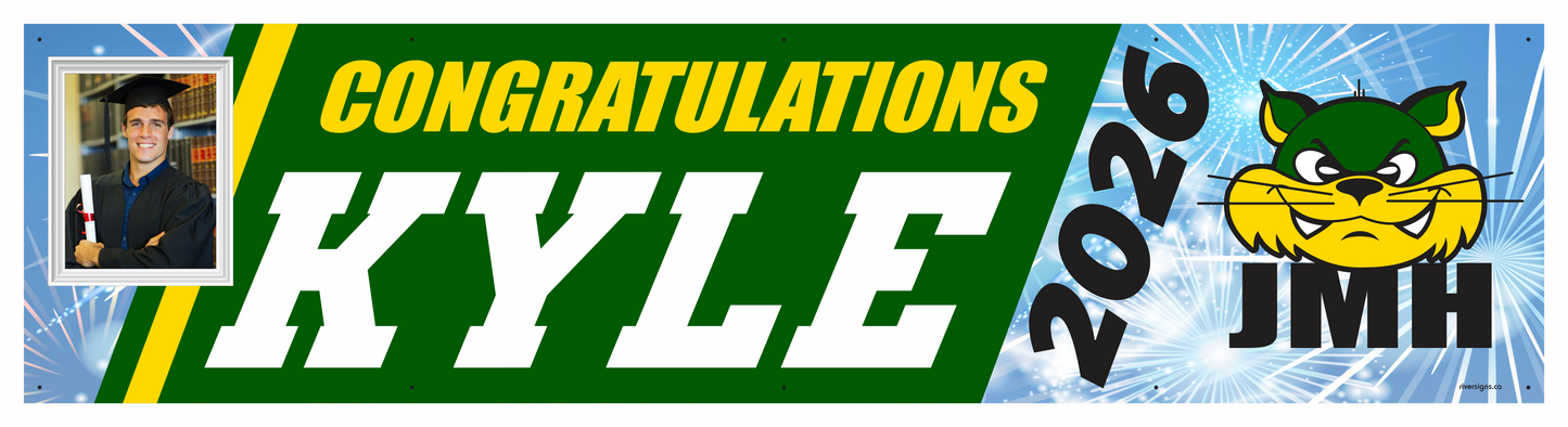 The "Kyle" Banner - 2' x 8'