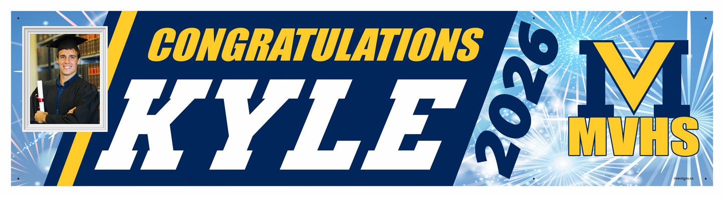 The "Kyle" Banner - 2' x 8'